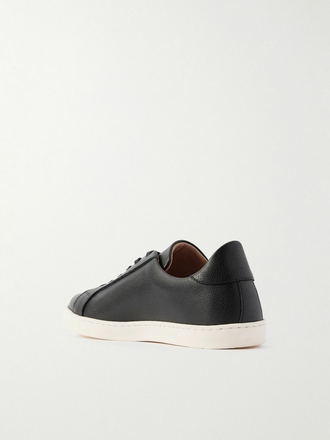 George Cleverley - Jack III Leather Sneakers - Black