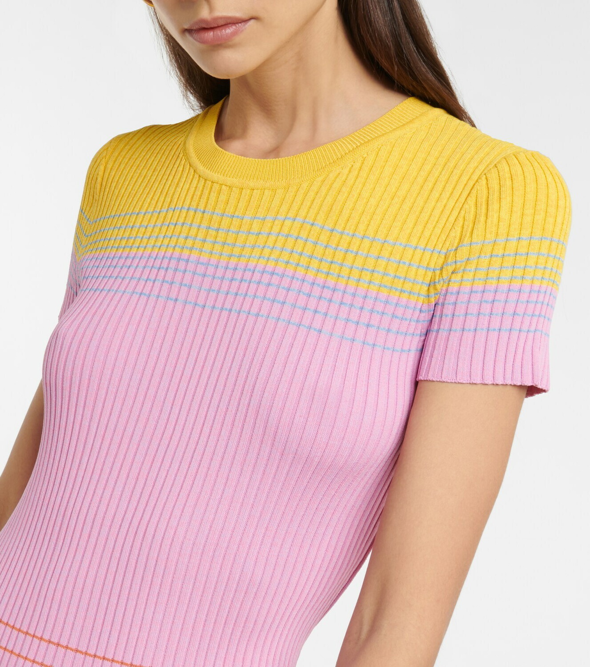 Staud - Colleen striped midi dress