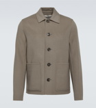 Ami Paris Wool and cashmere jacket