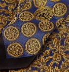 Versace - 8cm Silk-Jacquard Tie - Blue