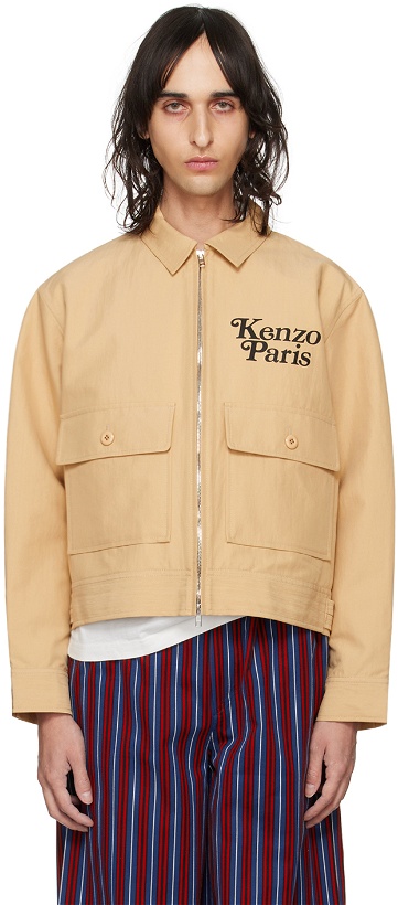 Photo: Kenzo Beige Kenzo Paris Verdy Edition Jacket