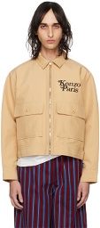 Kenzo Beige Kenzo Paris Verdy Edition Jacket