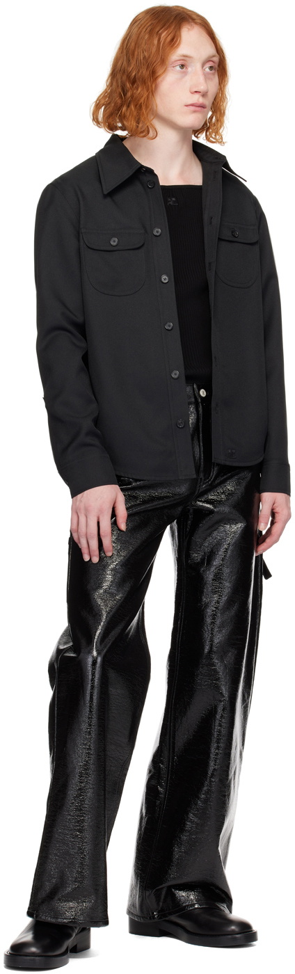 Courrèges Black Western Shirt