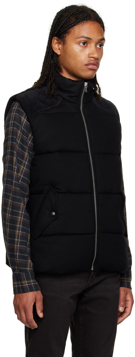 rag & bone Black Byron Vest