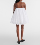 Givenchy Caped lace bustier dress