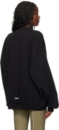 032c Black Victor Bubble Sweatshirt