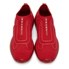 Prada Red Sport Knit 10 Sneakers