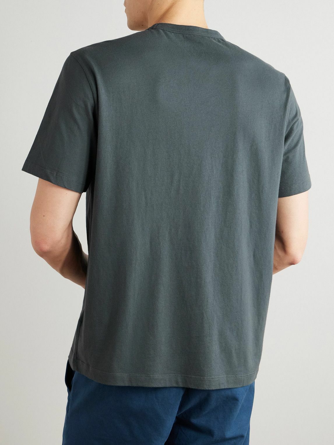 Officine Générale - Organic Cotton-Jersey T-Shirt - Black