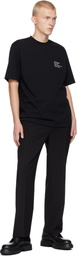 Ferragamo Black Printed T-shirt