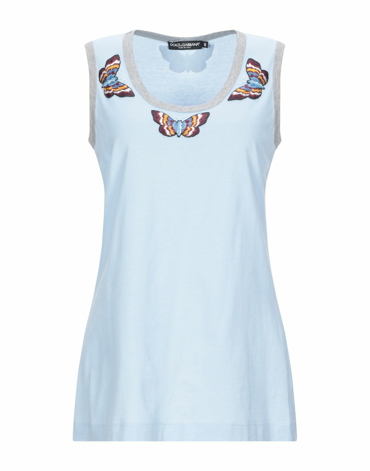 Dolce & gabbana Womens T-shirt Sky in Blue