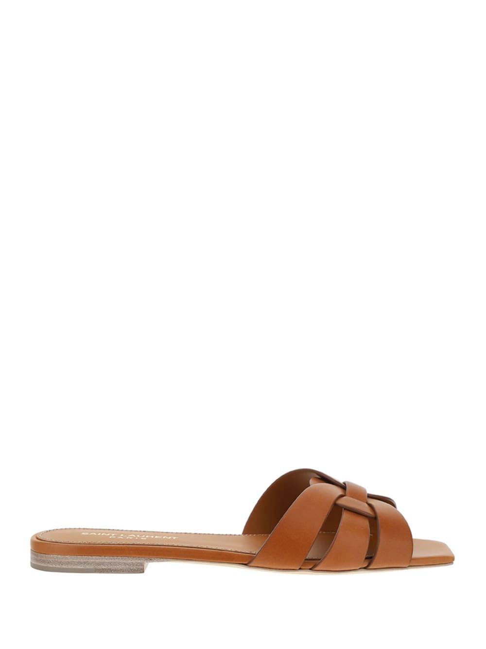 SAINT LAURENT - 5mm Nour Grosgrain Slippers Saint Laurent