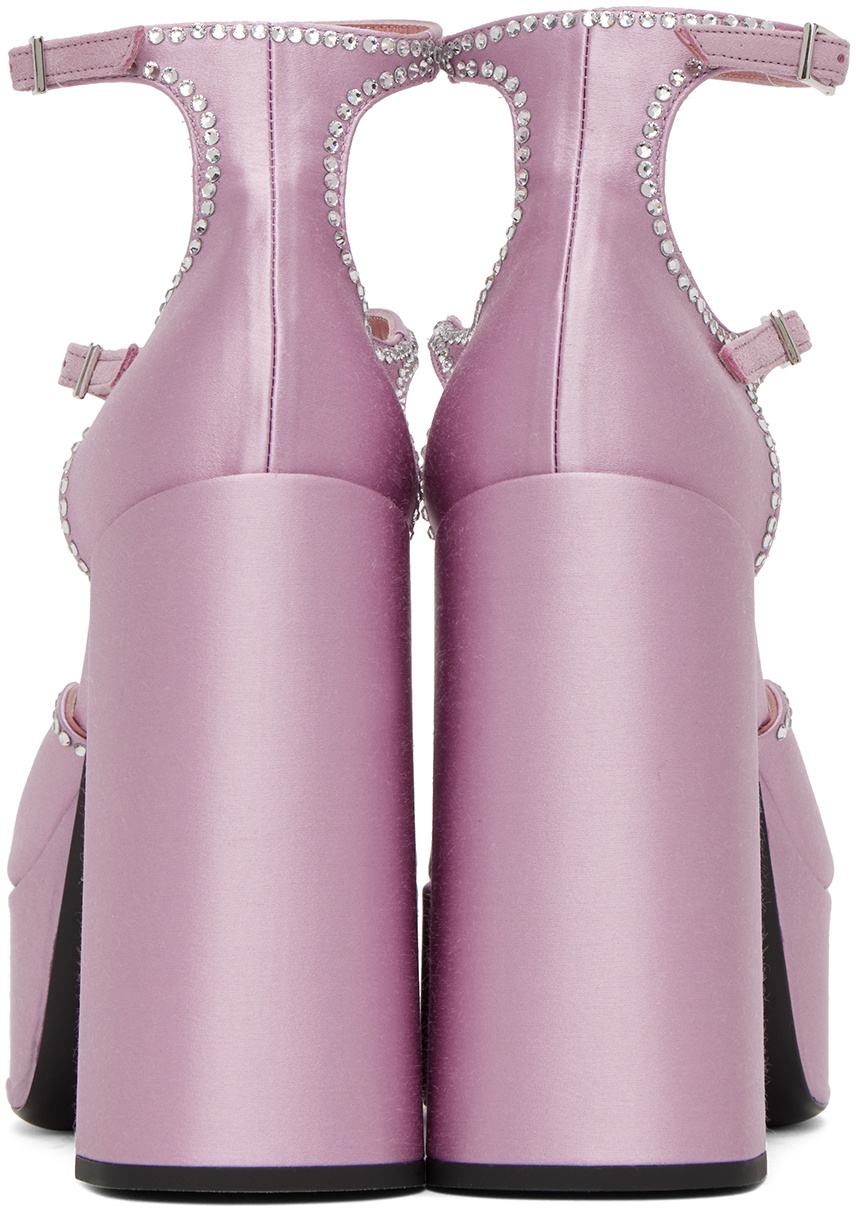 Les Petits Joueurs Purple Sole Jane Heels