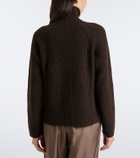 Jardin des Orangers Wool and cashmere zip-up cardigan