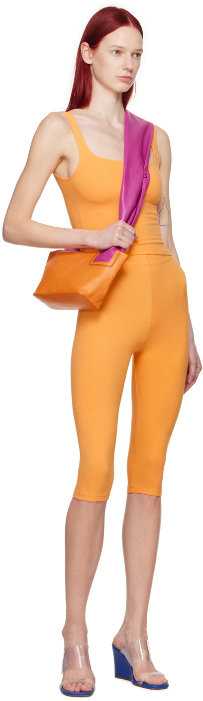 Gil Rodriguez Orange Capri Leggings