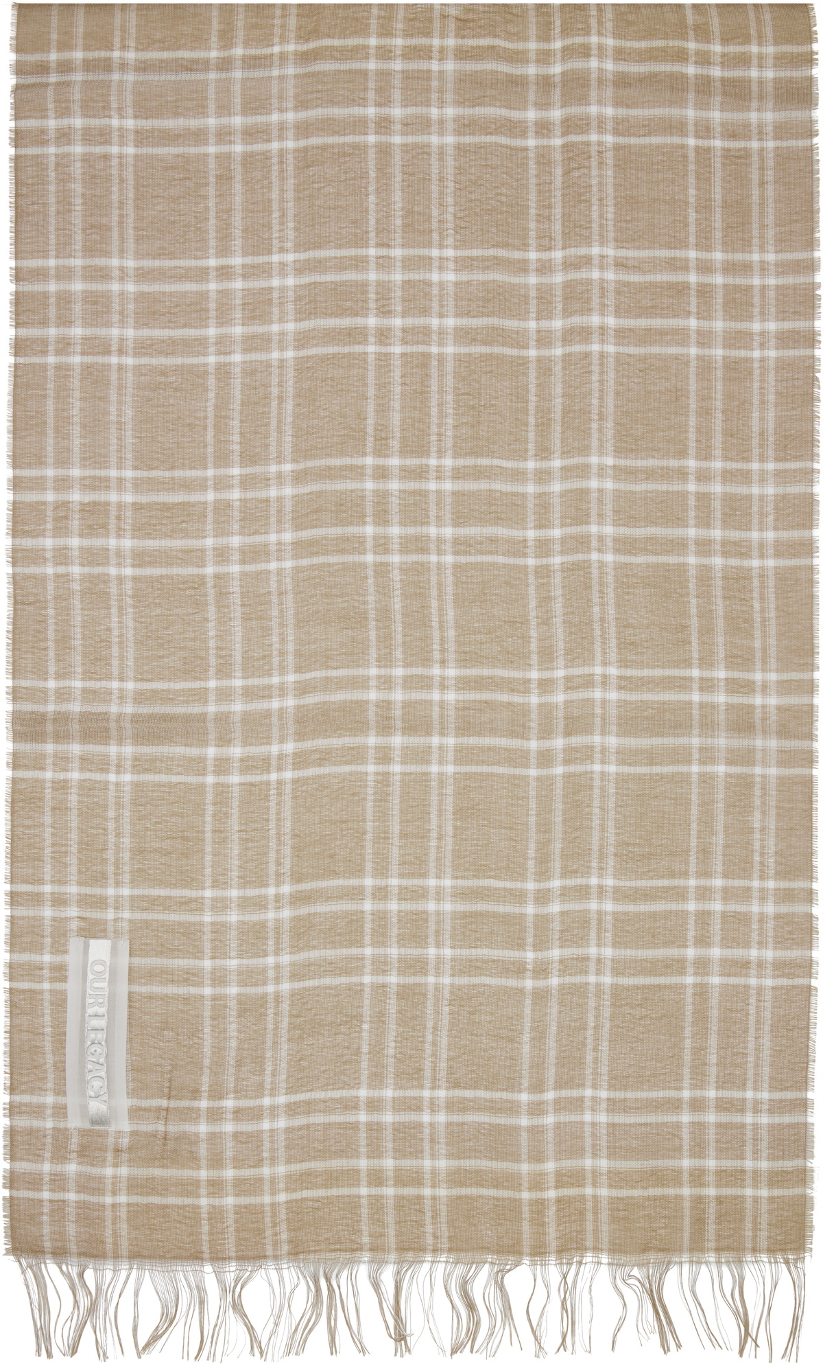 OUR LEGACY Brown Cottage Scarf
