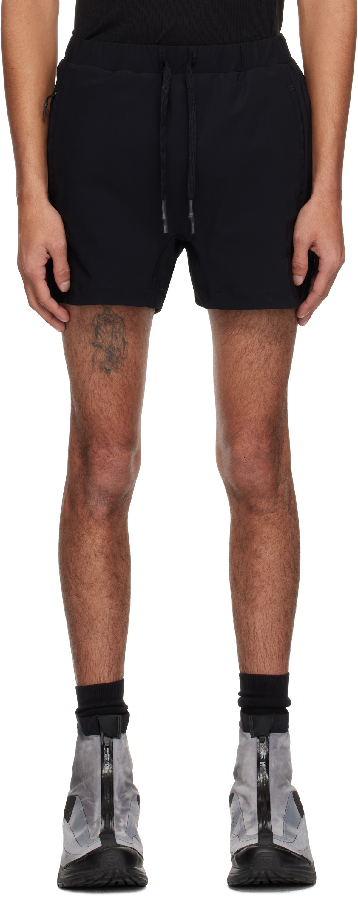 11 by Boris Bidjan Saberi Black SW1 Swim Shorts