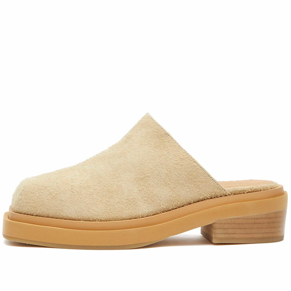 Eckhaus Latta Women's Zoe Clog Shoe in Beige Eckhaus Latta