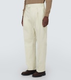 Loro Piana Reinga cotton-blend gabardine pants