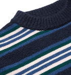 Howlin' - Extra Vagansa Striped Cotton-Blend Sweater - Blue