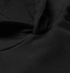 Rhude - Oversized Printed Loopback Cotton-Jersey Hoodie - Men - Black