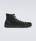 Maison Margiela - High-top Tabi canvas sneakers