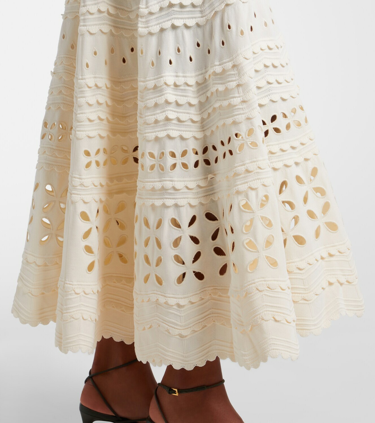 Ulla Johnson Annisa broderie anglaise midi skirt