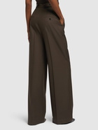 AMI PARIS High Waist Wool Wide Pants