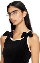 BONNIE CLYDE Silver Metal Lisp Glasses