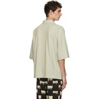 Homme Plisse Issey Miyake Green Raw Shirt