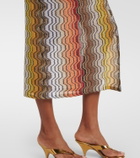 Missoni Wave lamé beach dress
