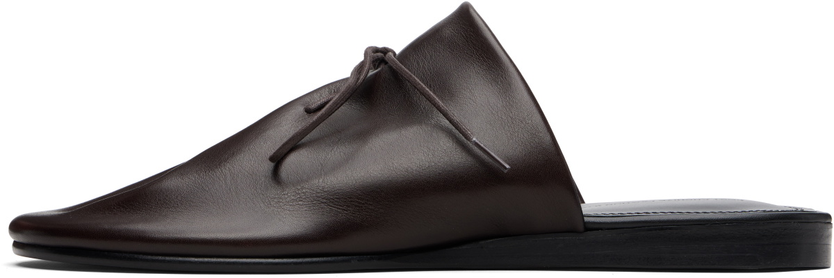 POST ARCHIVE FACTION (PAF) Brown Drifter Slip-on Loafers