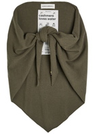 Extreme Cashmere N°150 Witch Cashmere-blend Triangle Scarf - Dark Green - One Size
