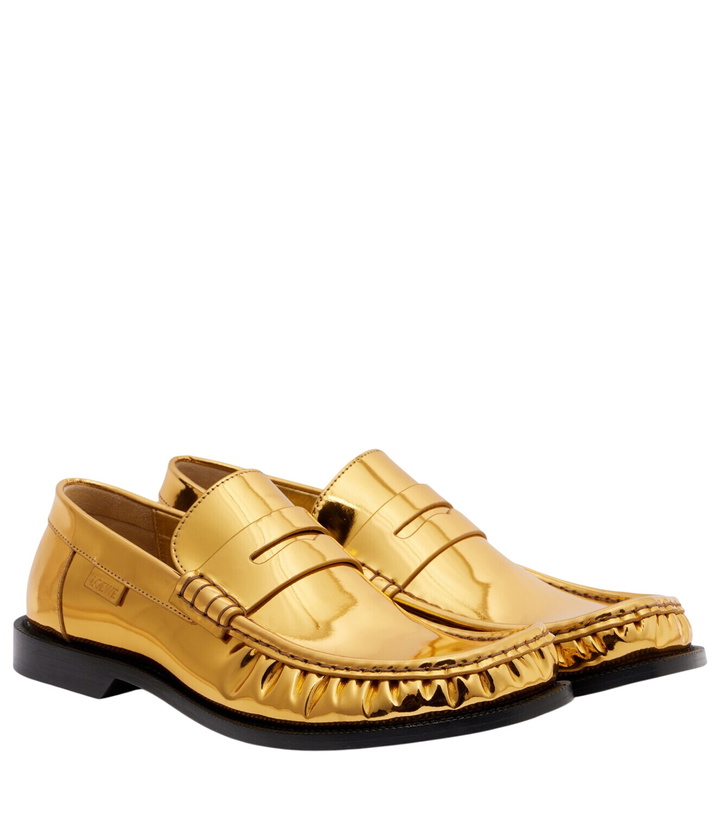 Photo: Loewe Campo mirrored leather penny loafers