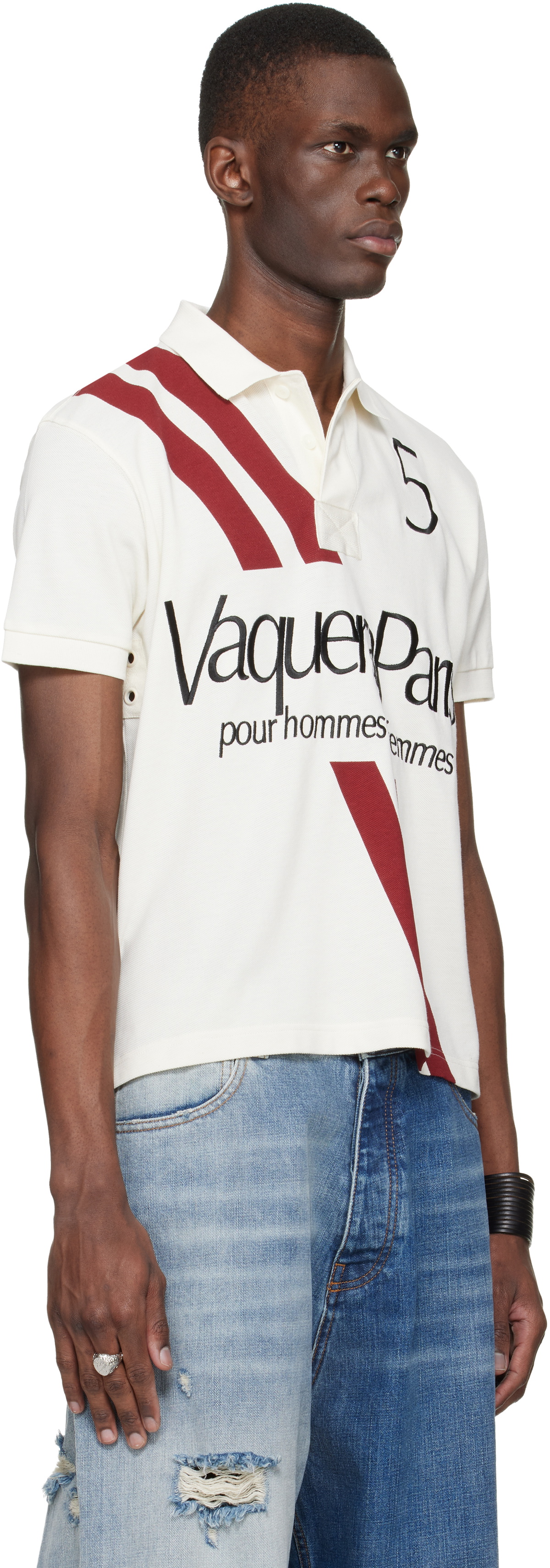 VAQUERA Off-White 'Vaquera' Polo