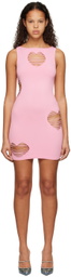 Maisie Wilen SSENSE Exclusive Pink True Romance Minidress