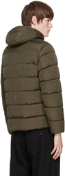 C.P. Company Khaki Chrome-R Goggle Down Jacket