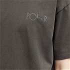 Polar Skate Co. Men's Stroke Logo T-Shirt in Dirty Black