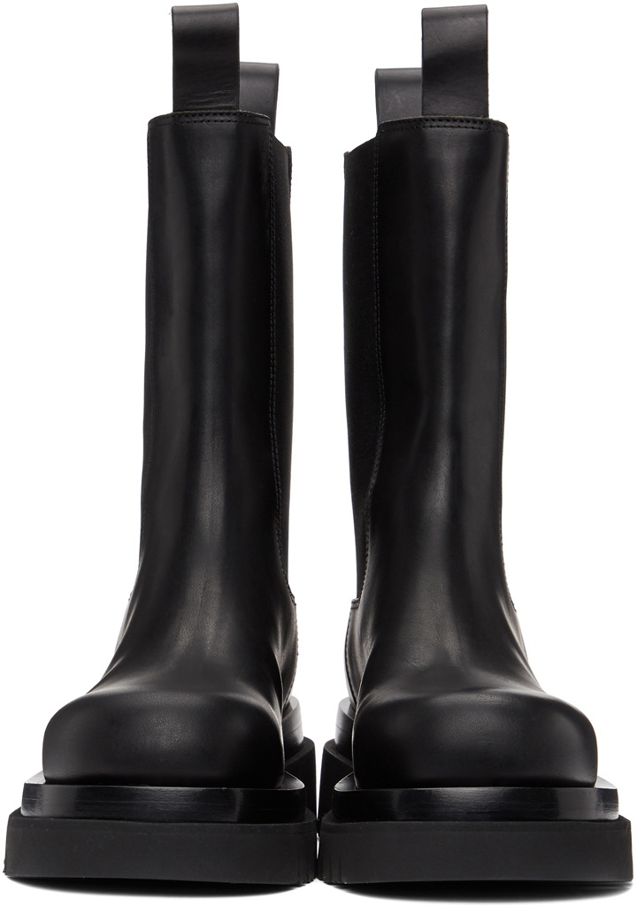 Bottega Veneta Black 'The Lug' Chelsea Boots Bottega Veneta