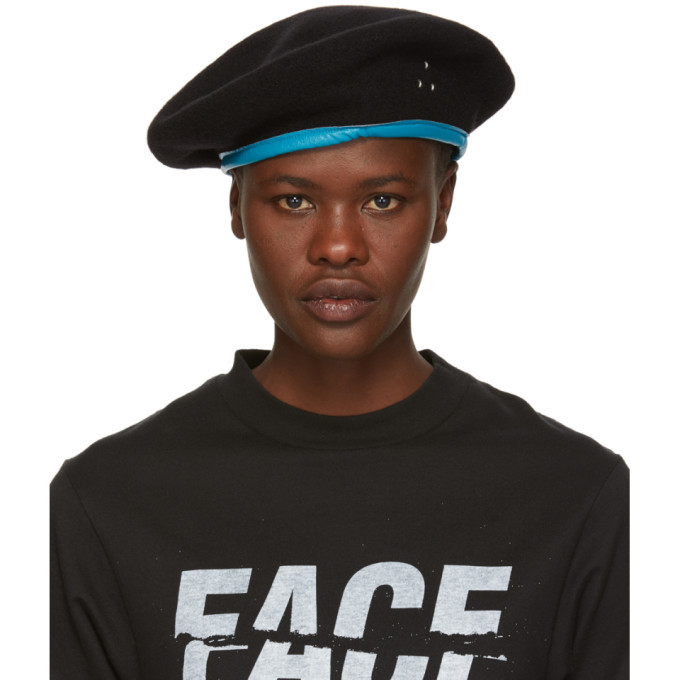 Facetasm Black Logo Beret