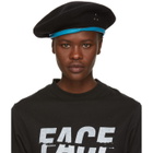 Facetasm Black Logo Beret