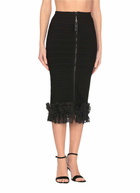 self-portrait Ruffle Midi Dress