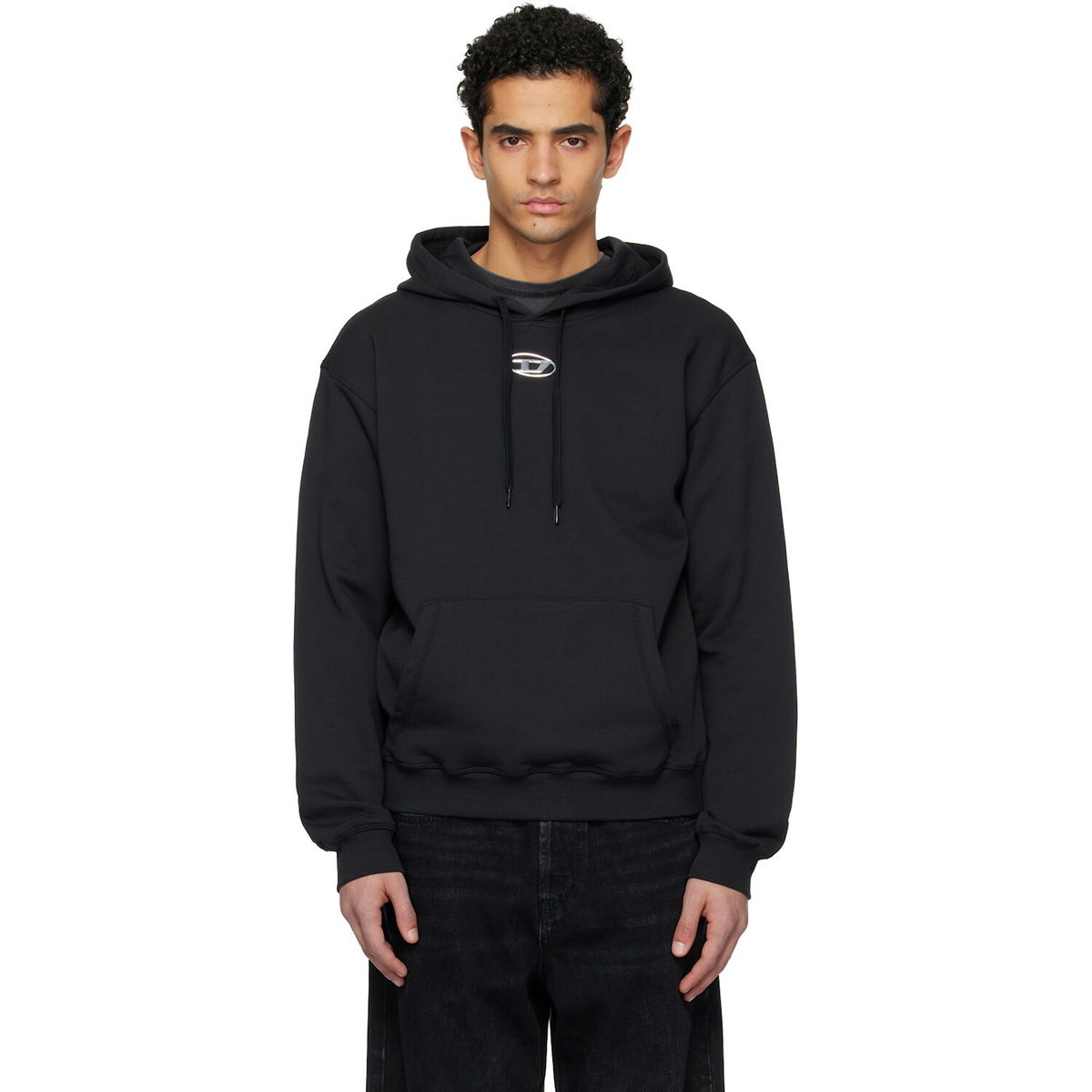 Diesel Black S-Norm-Hood-Iod Hoodie