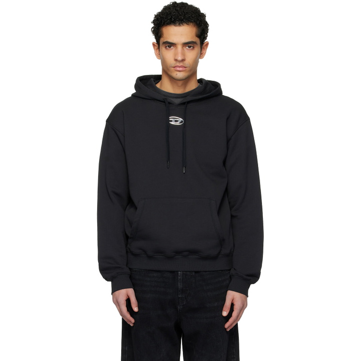 Photo: Diesel Black S-Norm-Hood-Iod Hoodie