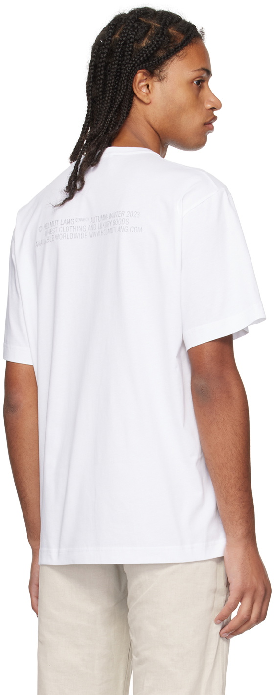 Helmut Lang White 'Cowboy' T-Shirt Helmut Lang