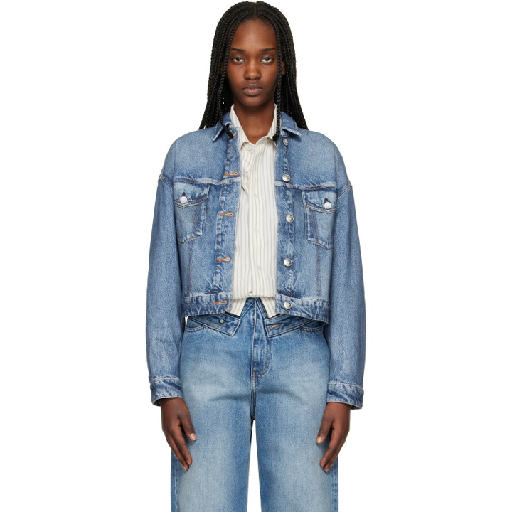 Photo: rag & bone Blue Miramar Trucker Jacket
