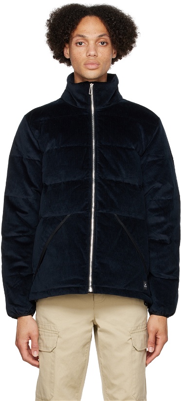 Photo: PS by Paul Smith Navy Quilted Down Jacket