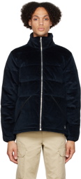 PS by Paul Smith Navy Quilted Down Jacket