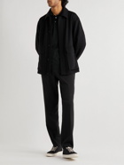 Incotex - Wool Polo Shirt - Black
