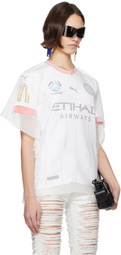 Prototypes White Fused Football Tricot T-shirt