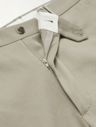 De Petrillo - Straight-Leg Cotton-Blend Twill Shorts - Neutrals